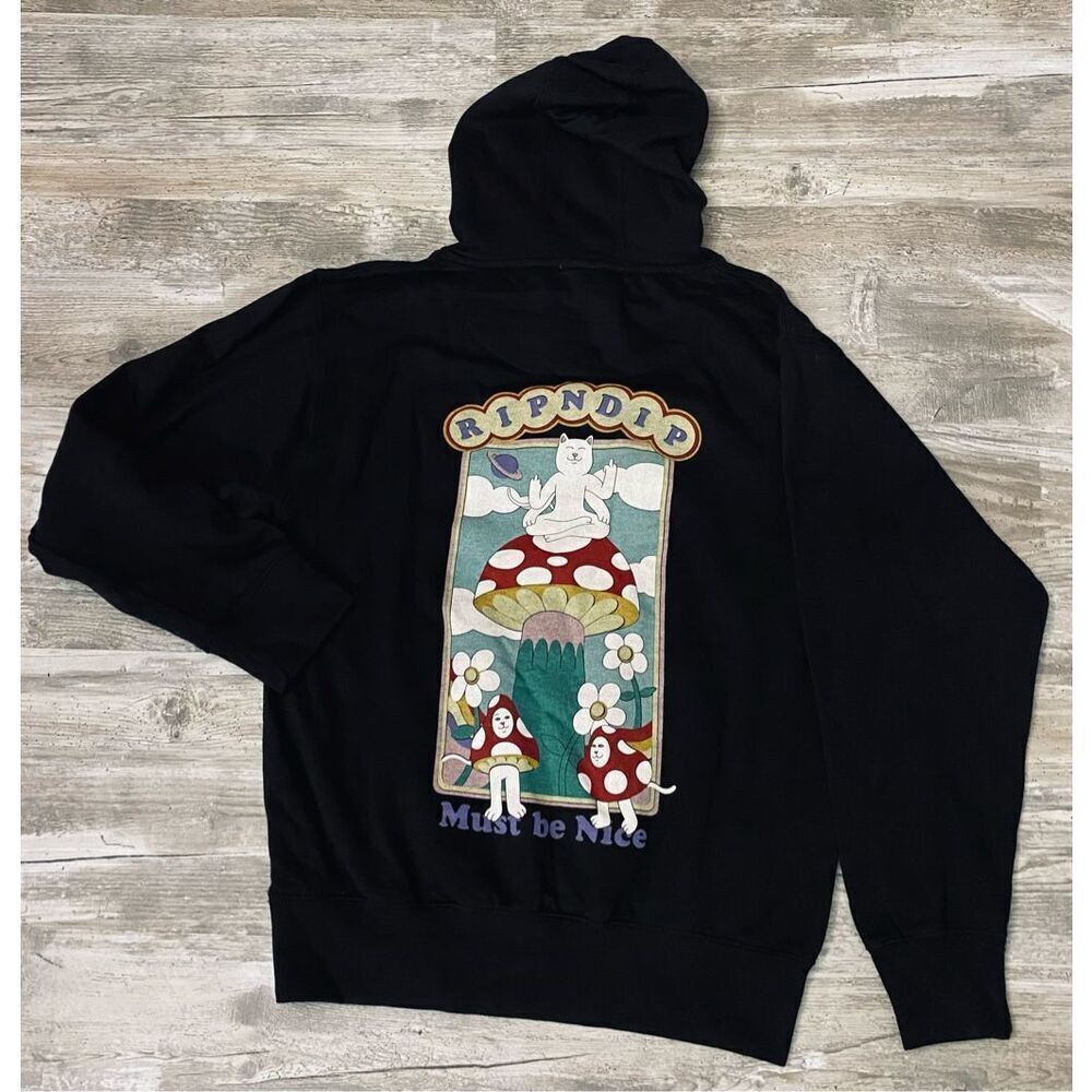 RipNDip Mushroom Cat Sweatshirt Size Small